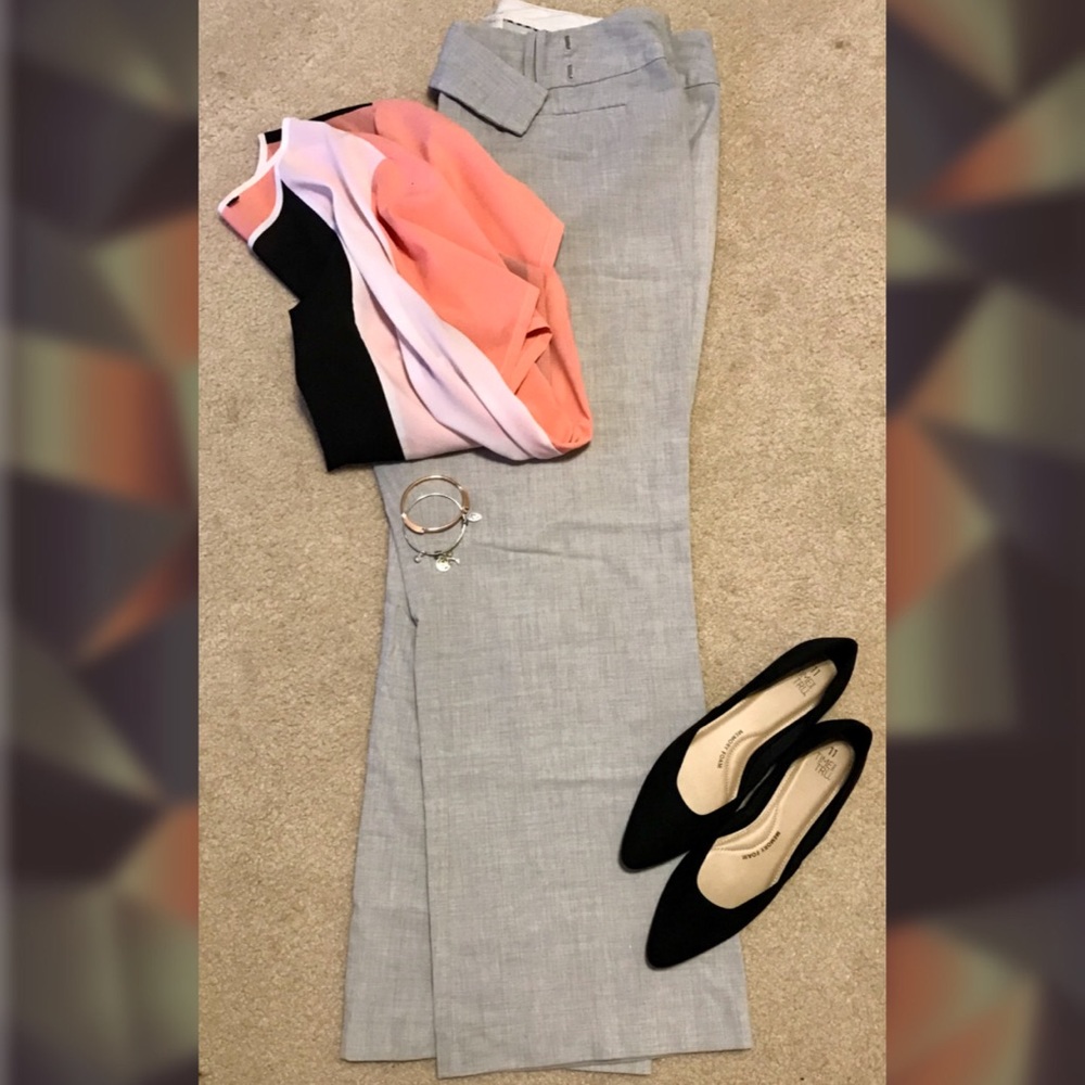 Gray Career (workwear) Slacks/Trousers